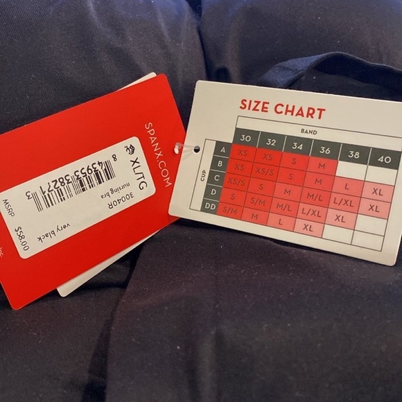 SPANX Bra-llelujah! Mama Nursing Racerback Wrap Bra Very Black Various Sizes NWT - Picture 10 of 10